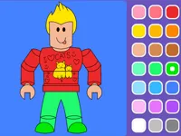 Roblox Coloring Game image