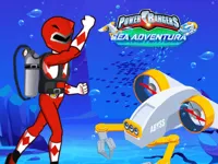 Save Power Rangers From Ocean Zombies - Pin Pull image