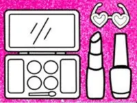Glitter Beauty Coloring And Drawing - Art Game image