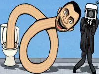 Toilet Monster Long Neck image